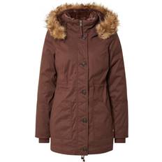 Hollister Vinterjakke beige kastaniebrun