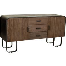 Alexandra House Living Skänk Brun Järn Granträ 47 x 76 x 145 cm Sideboard