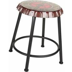 Metal Fodskamler Alexandra House Living Sort Jern 35 x 46 x 35 cm Fodskammel 35cm