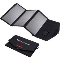 Greenzech 18V 21W Solar Charger Solar Panel Waterproof Foldable Solar Power Bank for 12v Car Battery Mobile Phone Outdoor Hiking