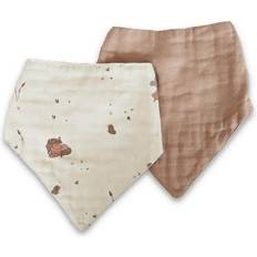 Nuuroo Villads muslin bib 2-pack Unicorn Rose dust