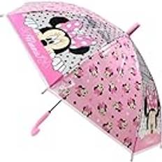 Umbrellas Disney Regenschirme, Unisex, Kinder, Erwachsene, Regen- und Windschutz, faltbar, langlebig, wasserdicht, Modell MF 5250A146-Rose-435, Rosa, Taille unique jeune, Klassisch