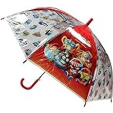 Disney Zings Regenschirme, Unisex, Kinder, Erwachsene, Regen- und Windschutz, faltbar, langlebig, wasserdicht, Modell ZING 5250028 T-RED-TU, rot, Taille unique jeune, Klassisch