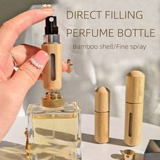 Cheap Atomizers Shein Refillable Perfume Spray Bottles With Bamboo Casing