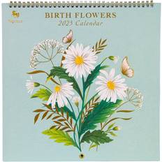 Birth Flowers 2025 Spiral Wall Calendar