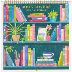 Book Lovers 2025 Spiral Wall Calendar