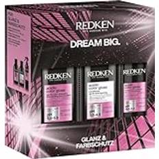 Redken Skötselset Med Schampo 300 ml Och Leave-In Spray 190 ml För Rengöring Och Färgskydd Upp Till 230 °C, Acidic Color Gloss 299ml