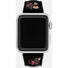 Smartwatch Strap Watch Strap 38mm 40mm 41mm Black Floral