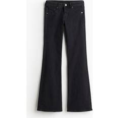 H&M Flared Low Jeans Black