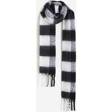 H&M Men Accessories H&M Brushed-finish Scarf Black 87x11