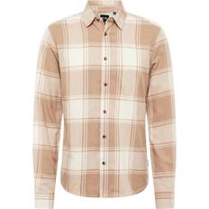 Blanc - Chemise en flanelle Chemises Only & Sons Chemise 'ONSGudmund' Camel