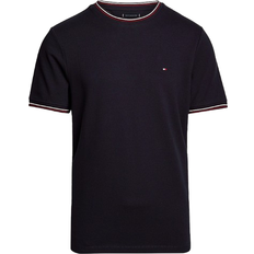 Elastane/Lycra/Spandex Magliette Tommy Hilfiger Signature Tipped T-shirt - Desert Sky