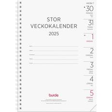 Burde weekly a5 Burde Large Weekly Calendar Refill 2025