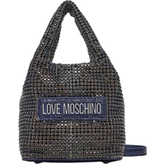 Love Moschino Bling Bling Embellished Twill Grab Bag - Midnight