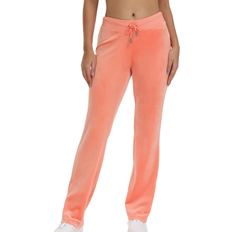 Juicy Couture Women Pants Juicy Couture Og Big Bling Velour Track Pants - Guava