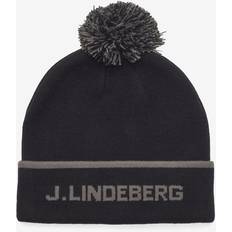 J.Lindeberg Luer J.Lindeberg Stripe Beanie Black