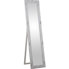 Hvite Gulvspeil Alexandra House Living D1622730 White/Silver Gulvspeil 39x156cm