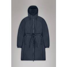 Rains curve jacket Rains Lohja Long Insulated Curve Jacket - Navy