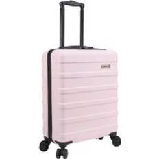 Cabin Max Anode Suitcase 55 x 40 x 20 Hard Shell 4 Wheels Pink