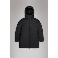 Rains curve Rains Lohja Long Puffer Curve Jacket - Black