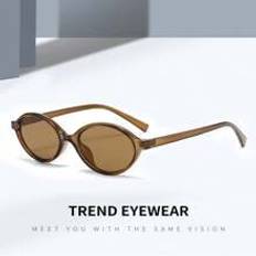 Solglasögon Shein Ellipse Small Frame Geek Sunglasses - Women's