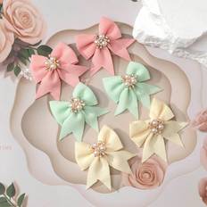 Children Hair Clips Shein Simple Elegant Assorted Color Bow Hair Clips For Kids Set Set