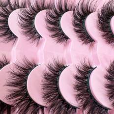 Shein pairs New NaturalLooking Thick Fluffy False Eyelashes Dramatic Lashes Suitable For Daily Party And Travel Use