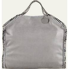 Faux Suede Handbags Stella McCartney Falabella Small Tote Bag LIGHT GREY