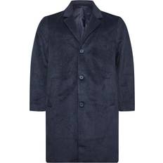 Clothing BadRhino Big & Tall Single Breasted Coat - Navy Blue