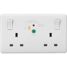 IP20 Wall Outlets Knightsbridge CU9RCD 2-Way