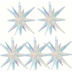 Shein pcs Inch Large Colorful Clear Exploding Star Balloons AllInOne Starburst Balloons Pointed Star Foil Balloons Mylar Balloons For Birthday Party Weddin