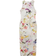 Ted Baker Lilyha Floral Bodycon Midi Dress - White