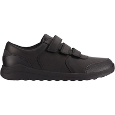 Textile Trainers Children's Shoes Clarks Kid's Daze Step 2 - Black Leather