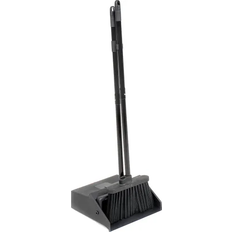 Black Mop & Broom Handles Carlisle Duo-Pan Dustpan And Lobby Broom 2-pack