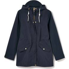 Women - XS Rain Clothes Joules Women's Portwell Waterproof Hooded Raincoat - French Navy