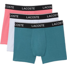 Lacoste Underwear Lacoste Men's Stretch Cotton Boxer Briefs 3-pack - Light Blue/Blue/Pink