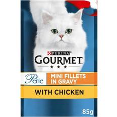 Purina Gourmet Perle Mini Fillets In Gravy With Chicken 85g - Pack of 26