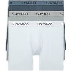 Calvin Klein Men's Underwear Calvin Klein Microfiber Stretch Wicking Boxer Briefs, Pack of Qf Hemisp Medium