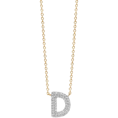 Sif Jakobs Novoli A to Z Letter Necklace - Gold/Transparent