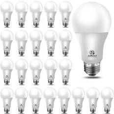 Classic LED Lamps Energetic Lighting, ENERGETIC A19 LED Light Bulb 40W Equivalent 5W Non-Dimmable 450lm 5000K E26 Medium Base UL Listed 24-Pack