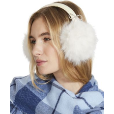 White - Women Headbands Steve Madden Women's Sweet Shag Embellished Earmuffs Ivory ONE SIZE