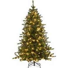 Métal Sapins de Noël 6 ft Prelit Artificial with LED Light and 872 Tips Christmas Tree