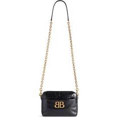 Camera Bags Balenciaga Monaco XS Camera Bag Black Women's -Calfskin