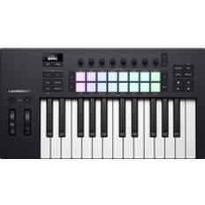 MIDI-Keyboards Novation Launchkey 25 [MK4] Kompaktes USB/MIDI-Controller-Keyboard mit 25 Tasten und DAW-Integration. Akkord- und Skalenmodi, 8 Drum-Pads und Arpeggiator. Inklusive Musikproduktions-Software-Bundle