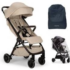Nuna Pushchairs Nuna TRVL Pushchair With Travel Bag & Rain Cover - Biscotti