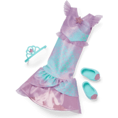 2-in-1 Sparkly Mermaid Outfit for WellieWishers Dolls
