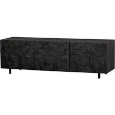 Holz Fernsehschränke BePureHome TVs up to 78" Black Fernsehschrank 160x50cm