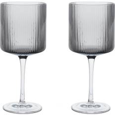 Rødvins glas ferm LIVING Ripple Rødvinsglas 30cl 2stk