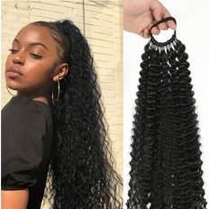 Shein Black Ponytail Extension Curly For Lightweight Fluffy Fake With Hair Tie