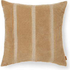 Lino Copricuscini Ferm Living Kissenhülle Senti Stripe Dark Sand Kissenbezug (50x50cm)